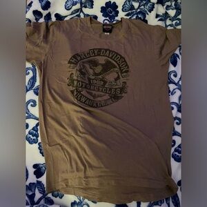 NWOT Women’s Harley-Davidson Brown Short Sleeve Graphic Tee